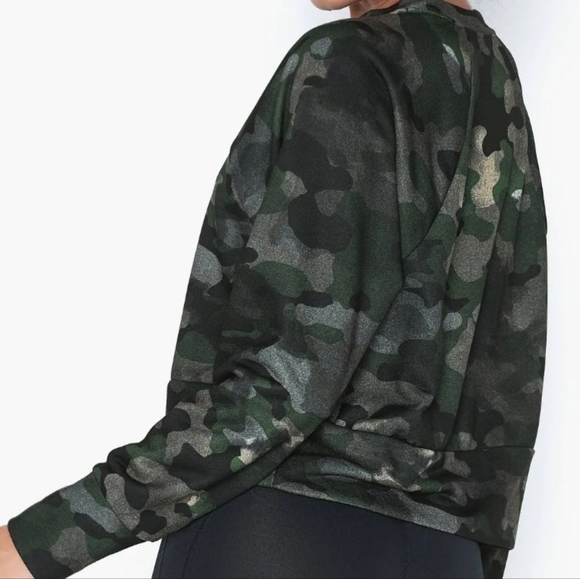 Nike Rebel Dry Crew Camo Sweatshirt - Picture 2 of 5